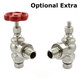 OE-ROS-AG-SN-R - Rosa Traditional Manual Radiator Valves - Brushed Satin Nickel OE-ROS-AG-SN-R - Rosa Traditional Manual Radiator Valves - Brushed Satin Nickel